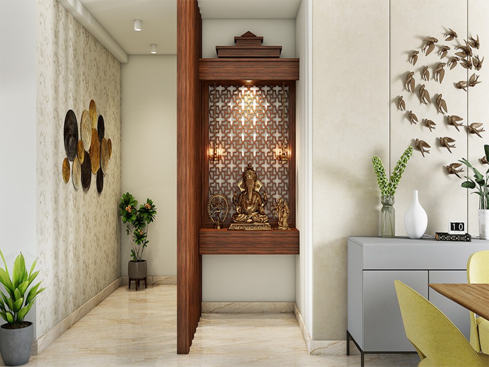 Interior Design For Puja Room Wall Units