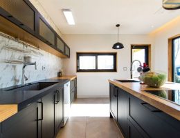 design of modular kitchen- Gallery Kitchen