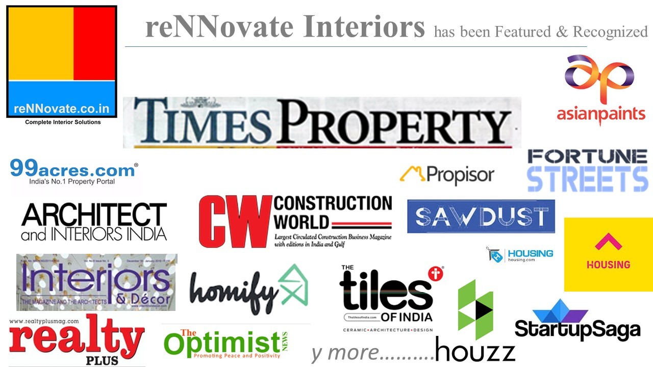 rennovate interiors has been featured and recognized