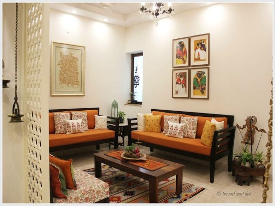 Indian style livingspace interiors