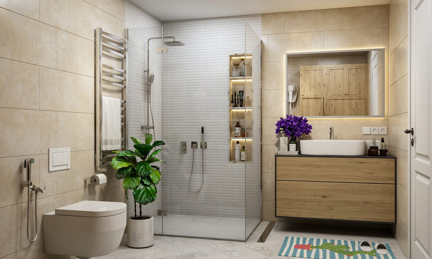 Bathroom Interior Designs for bathroom renovation mumbai