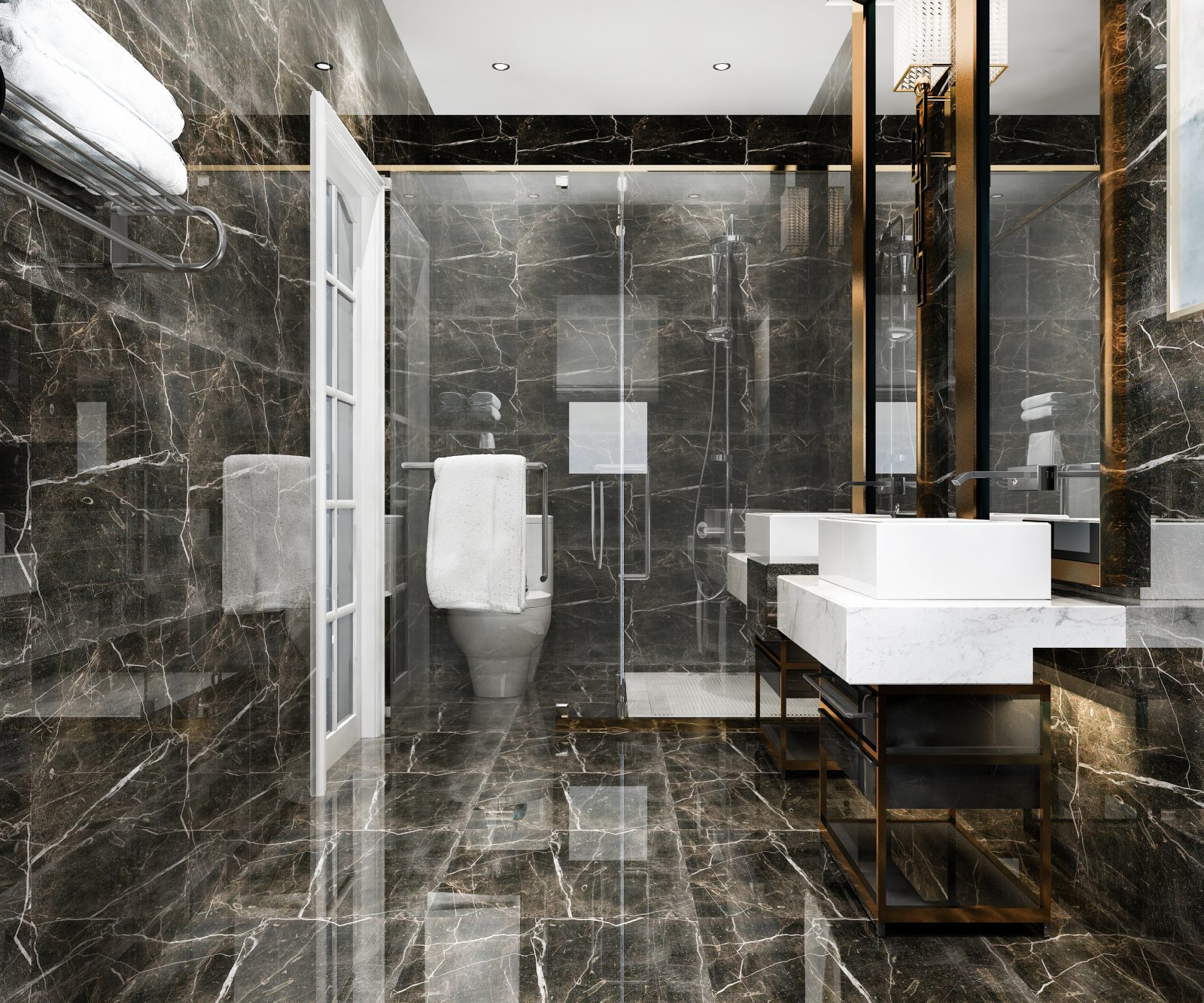 Ideal bathrooom Design by bathroom designers in mumbai