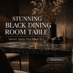 Stunning Black Dining Room Table Decor Ideas